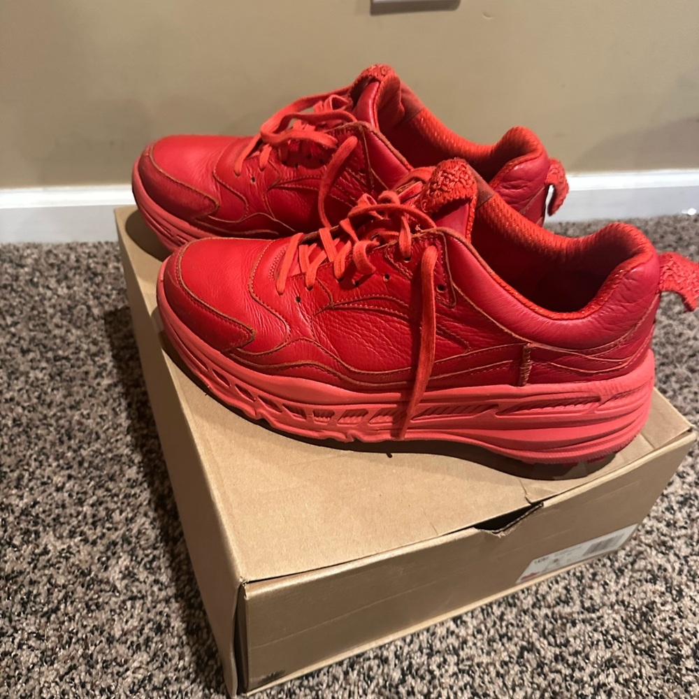 Vibrant Red UGG Sneakers CA805 X Lace